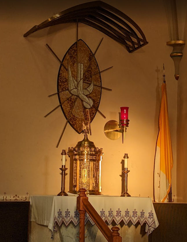 The sanctuary at St. Mary's Church